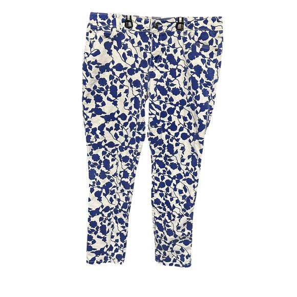 Dana Buchman Blue and White Women's Denim Jeans Size 12 - Picture 1 of 7